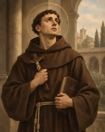 Imagem devocional de Beato Boaventura de Barcelona
