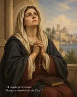 Imagem devocional de Santa Mônica