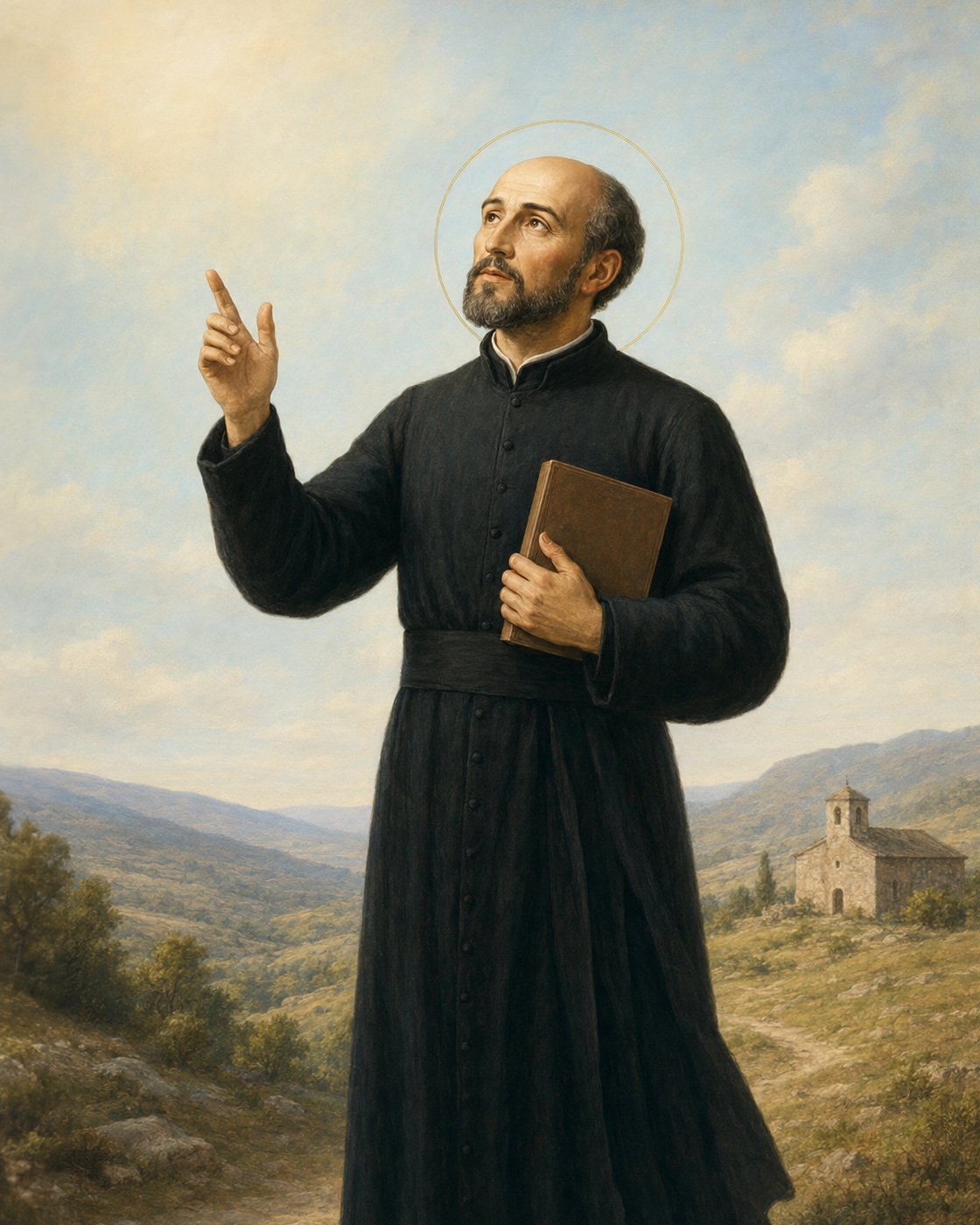 Imagem devocional de Santo Inácio de Loyola